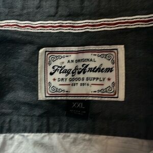 Flag and Anthem XXL men’s shirt. Never worn only wash once .